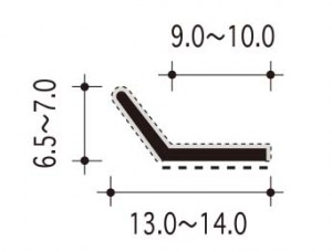 #25-Mの断面、寸法