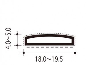 ＃26-ｋ-1の断面、寸法